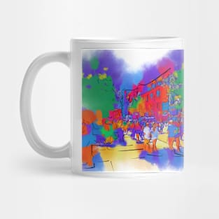 Street Scenes In Soft Abstract Mug